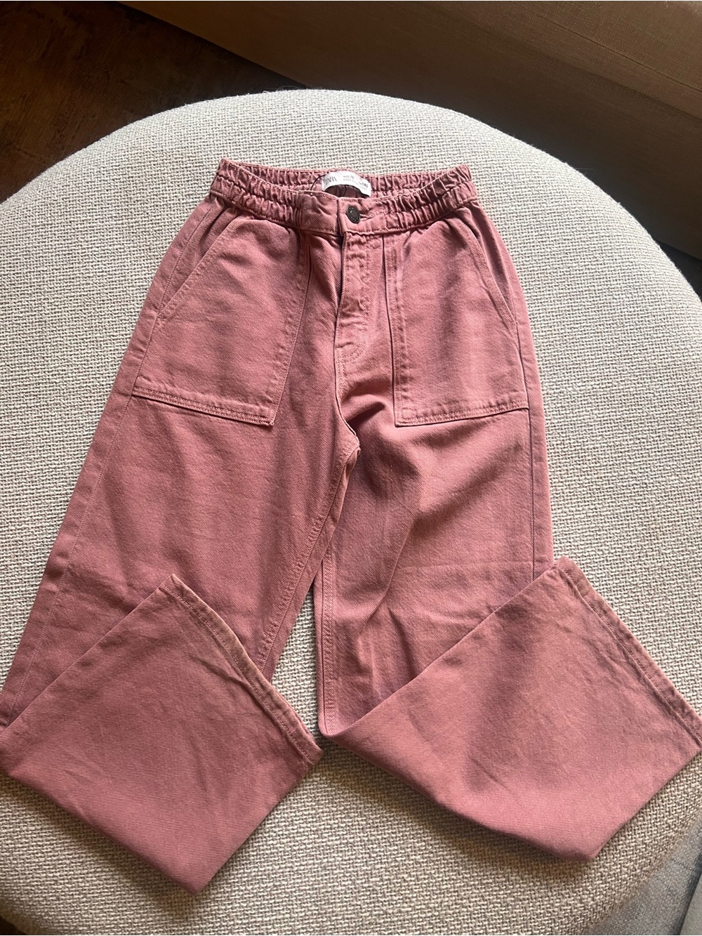 Zara Kids Dusty Rose Utility Pants Size 10 / 140